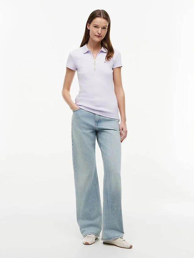Slim Fit Zip Polo Slim Fit Zip Polo