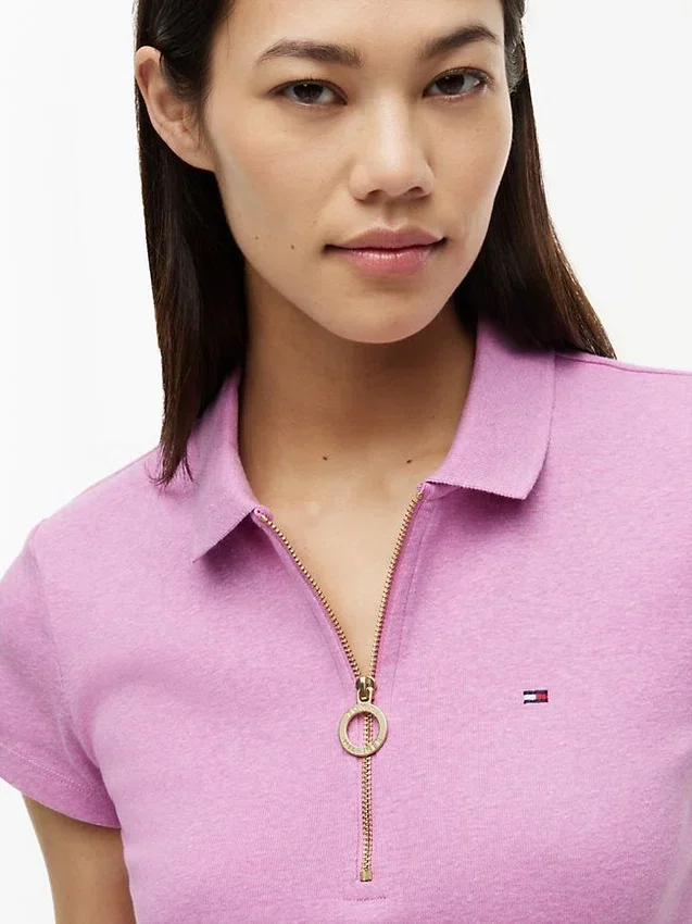 Slim Fit Zip Polo Slim Fit Zip Polo