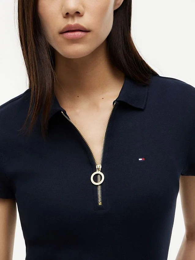 Slim Fit Zip Polo Slim Fit Zip Polo