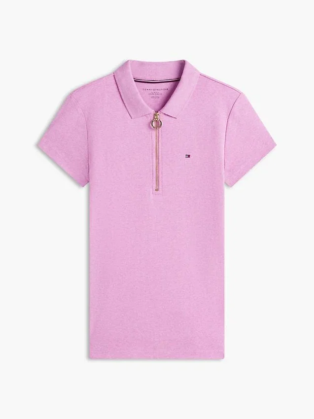 Slim Fit Zip Polo Slim Fit Zip Polo