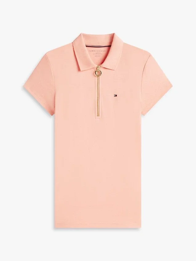 Slim Fit Zip Polo Slim Fit Zip Polo