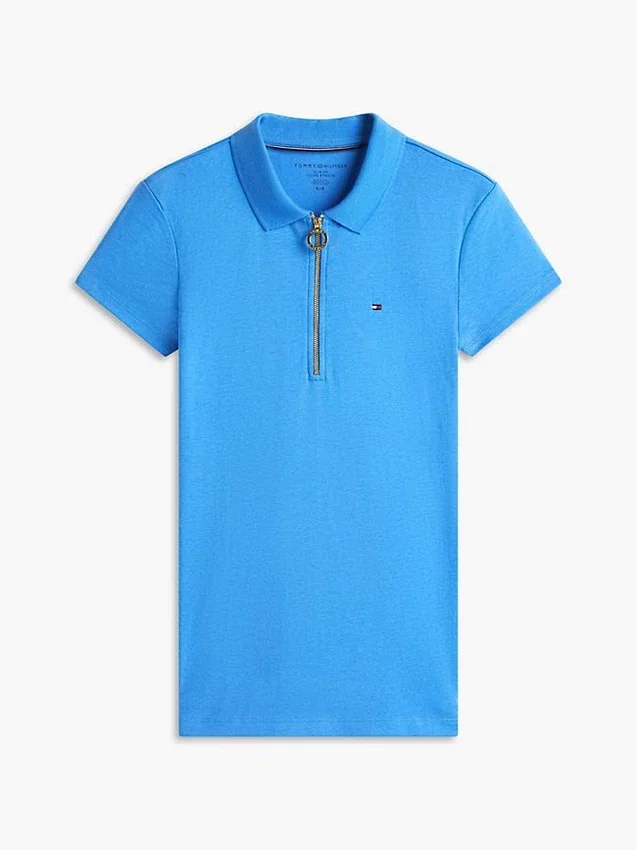 Slim Fit Zip Polo Slim Fit Zip Polo