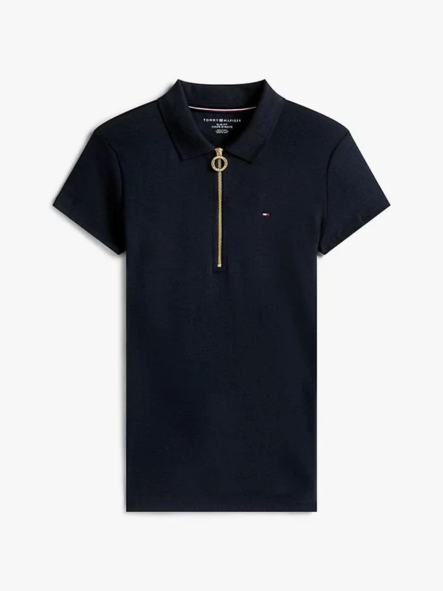 Slim Fit Zip Polo Slim Fit Zip Polo