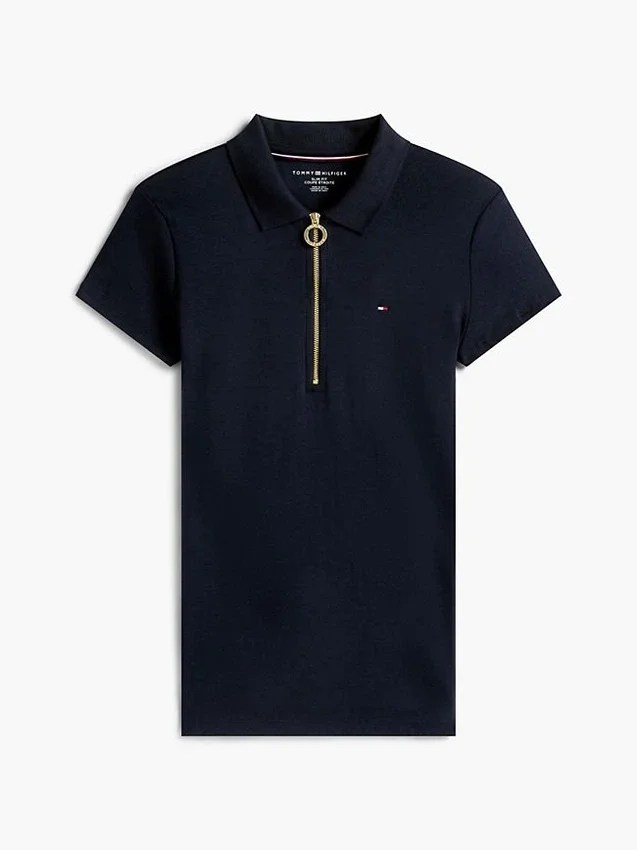 Slim Fit Zip Polo Slim Fit Zip Polo