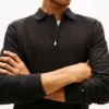 Smooth Cotton Performance Zip Polo Smooth Cotton Performance Zip Polo