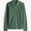 Smooth Cotton Performance Zip Polo Smooth Cotton Performance Zip Polo