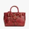 Snake-Embossed Leather Micro Tote Bag Snake-Embossed Leather Micro Tote Bag