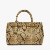 Snake-Embossed Leather Mini Tote Bag Snake-Embossed Leather Mini Tote Bag