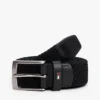 Square Buckle Woven Elastic Belt