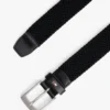 Square Buckle Woven Elastic Belt