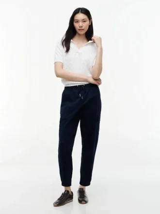 Stretch-Cotton Cargo Jogger