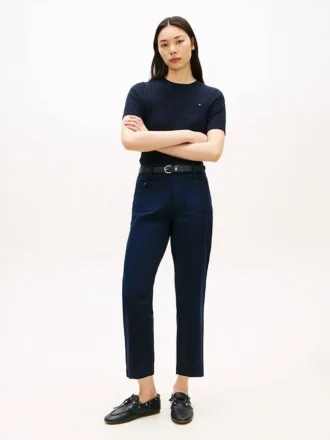Stretch-Cotton Pocket Pant