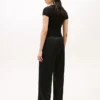 Stretch Satin Pull-On Wide-Leg Pant Stretch Satin Pull-On Wide-Leg Pant