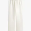 Stretch Satin Pull-On Wide-Leg Pant Stretch Satin Pull-On Wide-Leg Pant