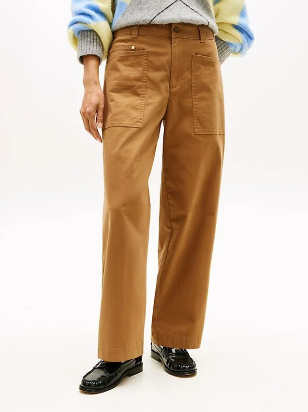 Stretch Wide Leg Utility Pant Stretch Wide Leg Utility Pant