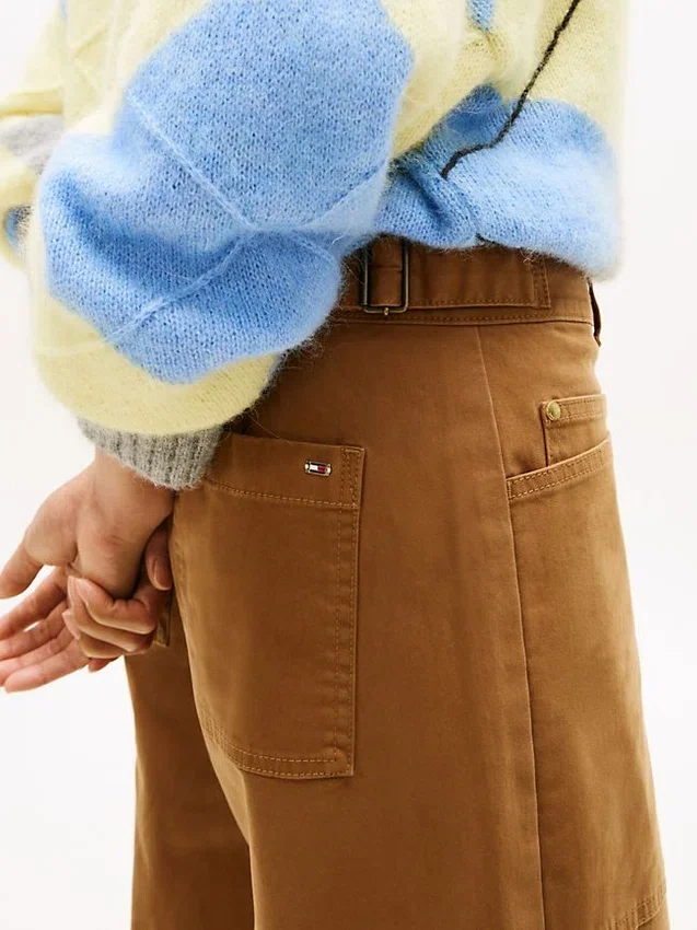 Stretch Wide Leg Utility Pant Stretch Wide Leg Utility Pant