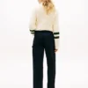 Stretch Wide Leg Utility Pant Stretch Wide Leg Utility Pant