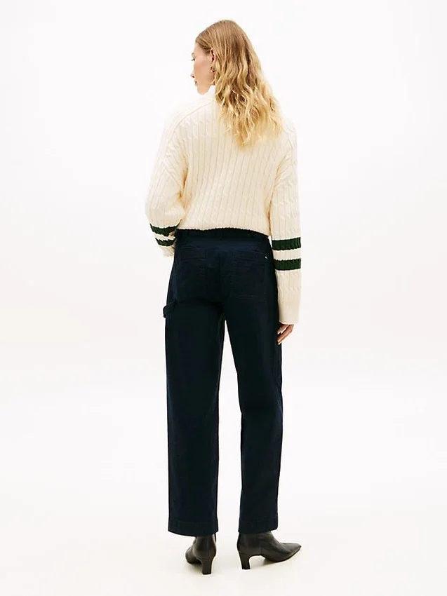 Stretch Wide Leg Utility Pant Stretch Wide Leg Utility Pant