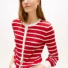 Stripe Cable Knit Cardigan Stripe Cable Knit Cardigan