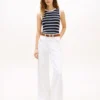 Stripe Cable Knit Sweater Vest Stripe Cable Knit Sweater Vest