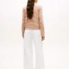Stripe Cotton Interlock Cardigan T-Shirt Stripe Cotton Interlock Cardigan T-Shirt