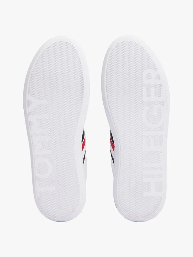 Stripe Leather Cupsole Sneaker Stripe Leather Cupsole Sneaker