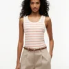 Stripe Rib-Knit Tank Top Stripe Rib-Knit Tank Top