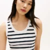 Stripe Rib-Knit Tank Top Stripe Rib-Knit Tank Top