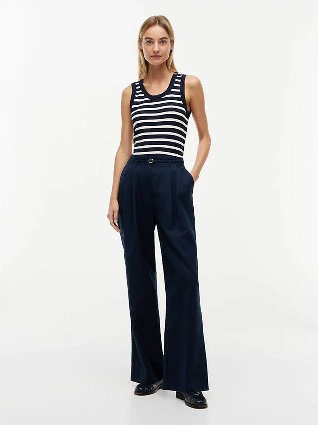 Stripe Rib-Knit Tank Top Stripe Rib-Knit Tank Top