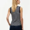 Stripe Rib-Knit Tank Top Stripe Rib-Knit Tank Top