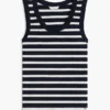 Stripe Rib-Knit Tank Top Stripe Rib-Knit Tank Top