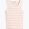 Stripe Rib-Knit Tank Top Stripe Rib-Knit Tank Top