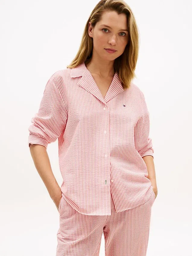 Stripe Seersucker Sleep Shirt Stripe Seersucker Sleep Shirt