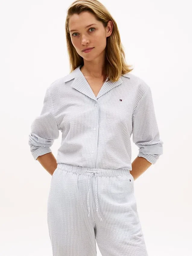 Stripe Seersucker Sleep Shirt Stripe Seersucker Sleep Shirt