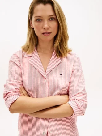 Stripe Seersucker Sleep Shirt