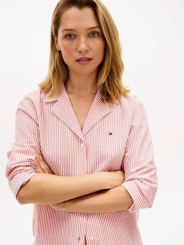 Stripe Seersucker Sleep Shirt Stripe Seersucker Sleep Shirt