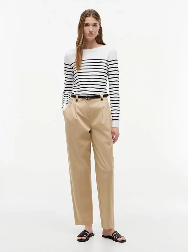 Striped Boatneck Sweater Striped Boatneck Sweater