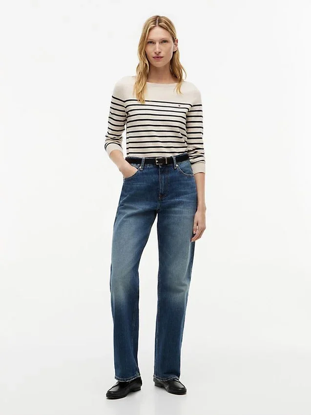 Striped Boatneck Sweater Striped Boatneck Sweater