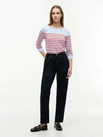 Striped Boatneck Sweater Striped Boatneck Sweater