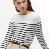 Striped Boatneck Sweater Striped Boatneck Sweater
