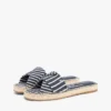 Striped Canvas Espadrille Sandal