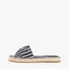 Striped Canvas Espadrille Sandal