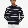 Striped Classic Crewneck Sweater Striped Classic Crewneck Sweater