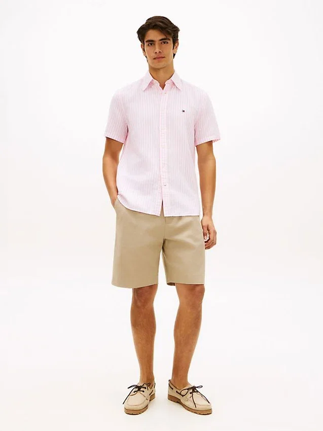 Striped Cotton-Linen Blend Shirt Striped Cotton-Linen Blend Shirt