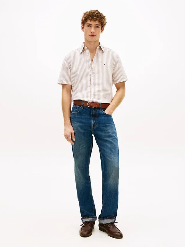 Striped Cotton-Linen Blend Shirt Striped Cotton-Linen Blend Shirt
