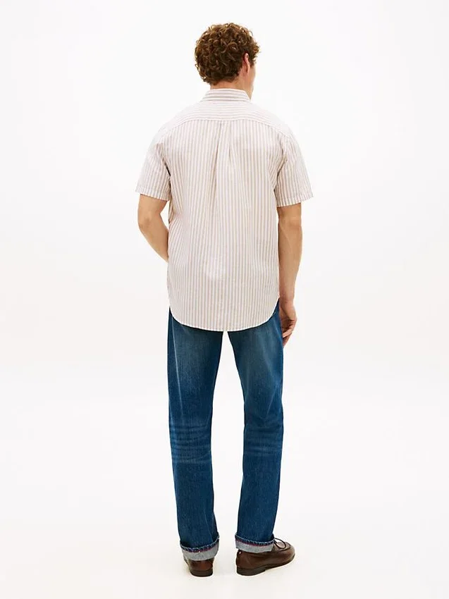 Striped Cotton-Linen Blend Shirt Striped Cotton-Linen Blend Shirt