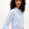 Striped Crepe Shirt Striped Crepe Shirt