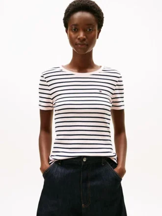 Striped Crewneck Favorite T-Shirt