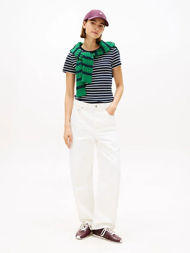 Striped Crewneck Favorite T-Shirt Striped Crewneck Favorite T-Shirt