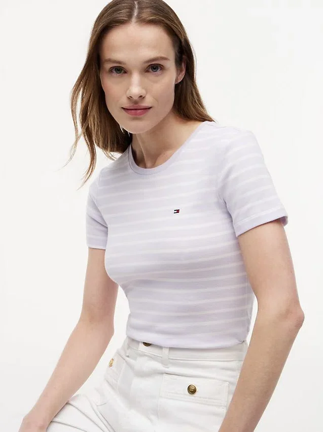 Striped Crewneck Favorite T-Shirt Striped Crewneck Favorite T-Shirt